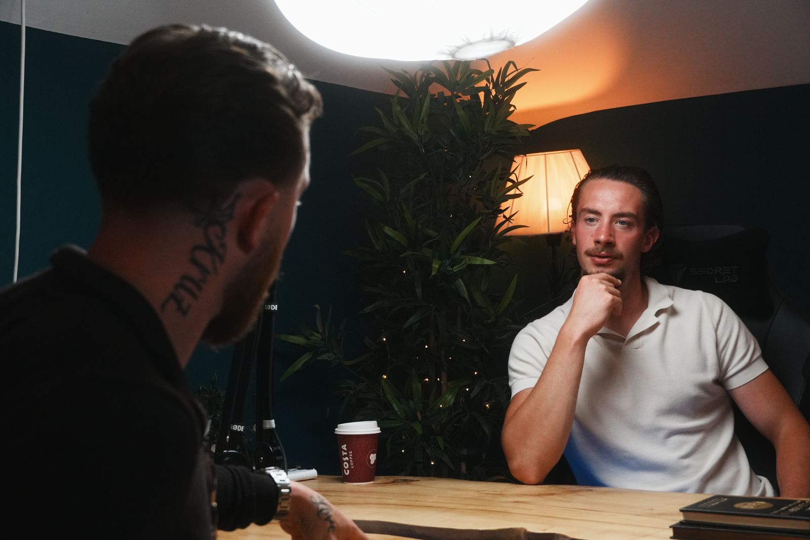 On set — the long-form interview